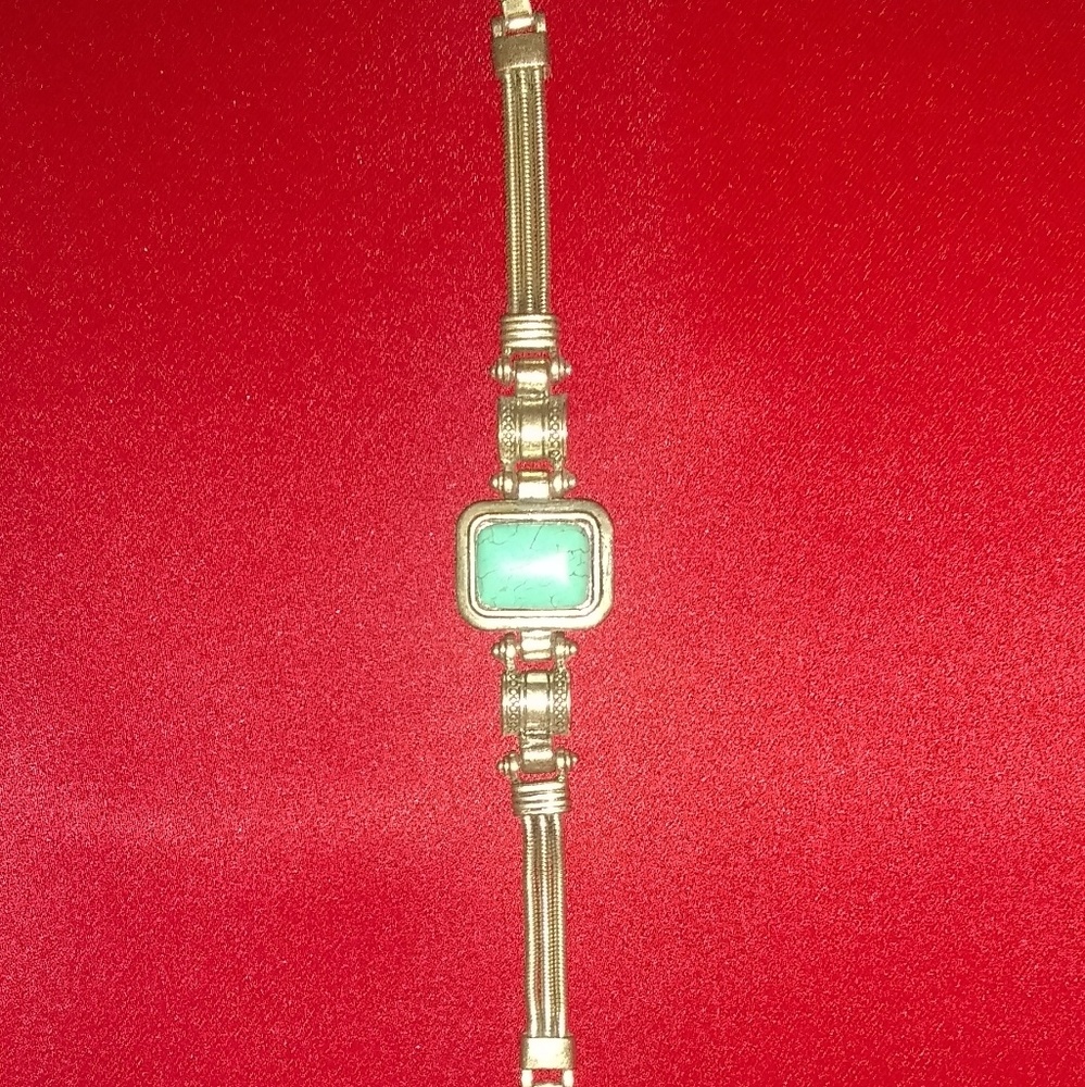 A turquoise bracelet